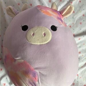 Squishmallows 12” Lavender Cow Plush